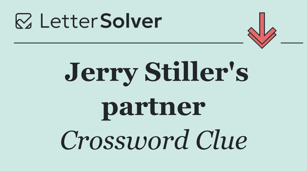 Jerry Stiller's partner