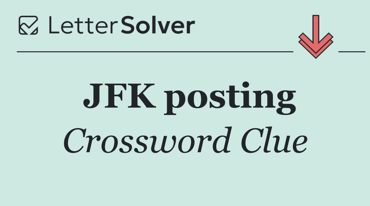 JFK posting