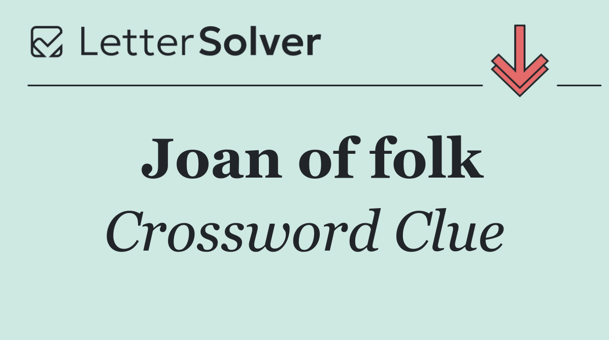 Joan of folk