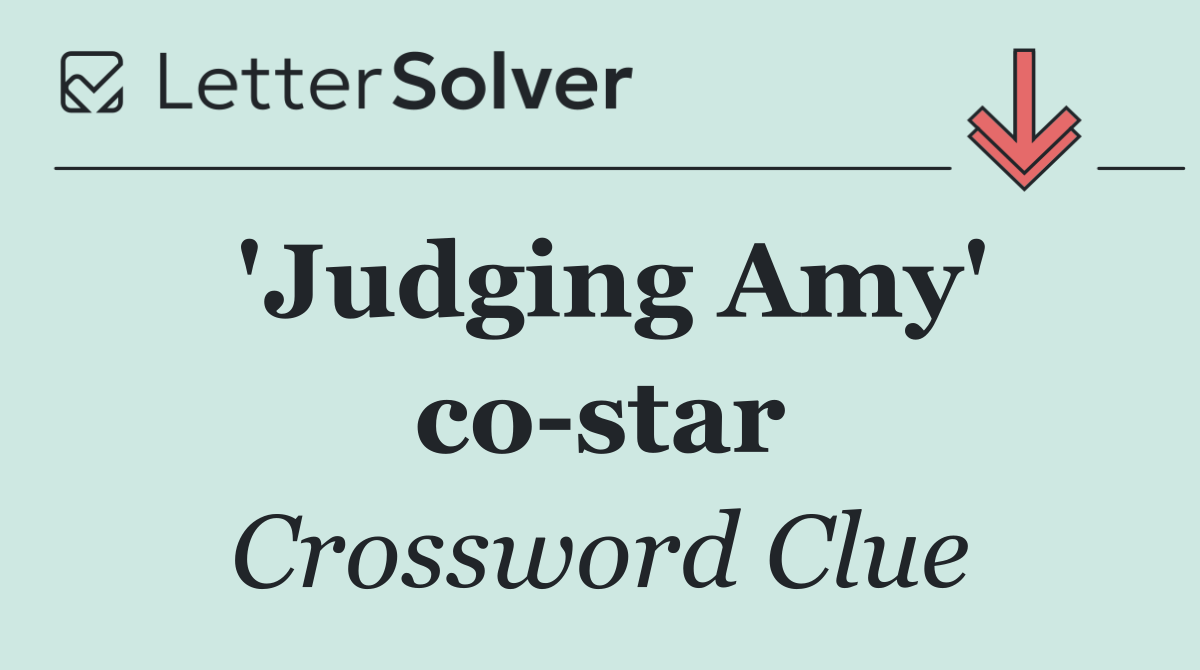 'Judging Amy' co star