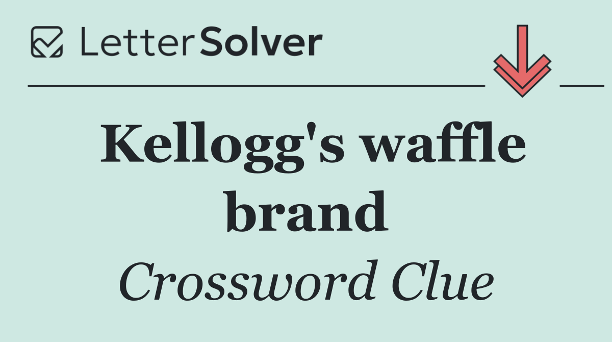 Kellogg's waffle brand