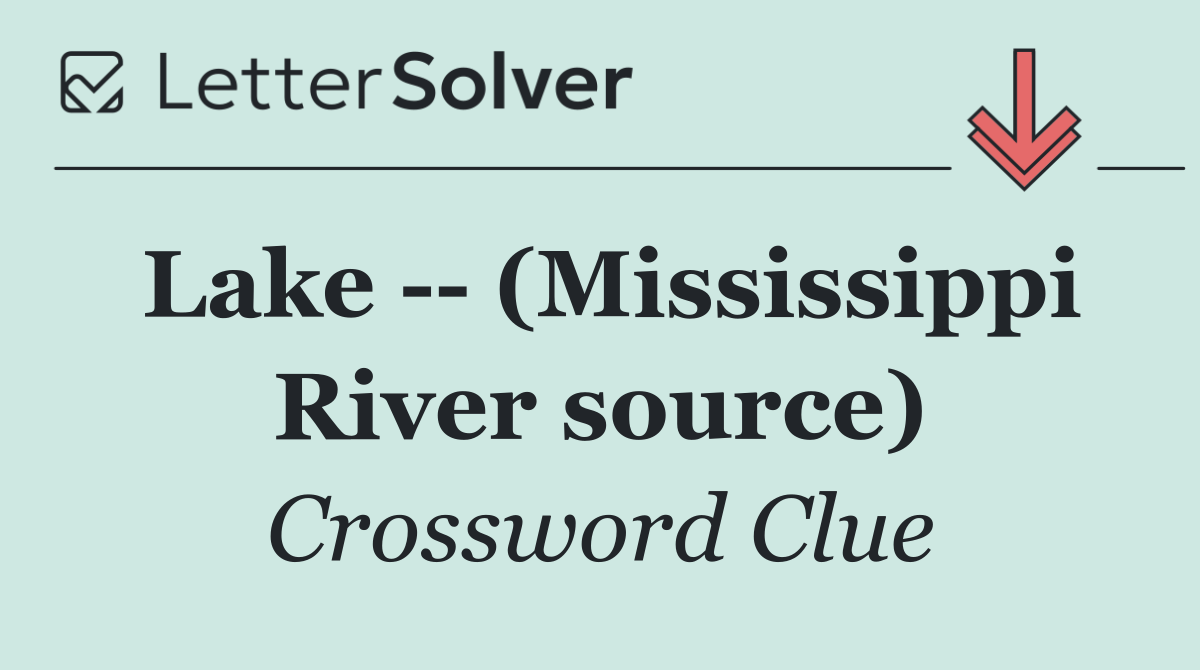 Lake    (Mississippi River source)