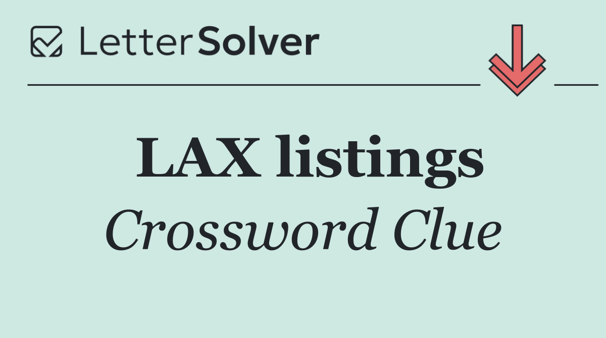 LAX listings