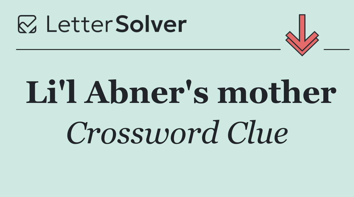 Li'l Abner's mother
