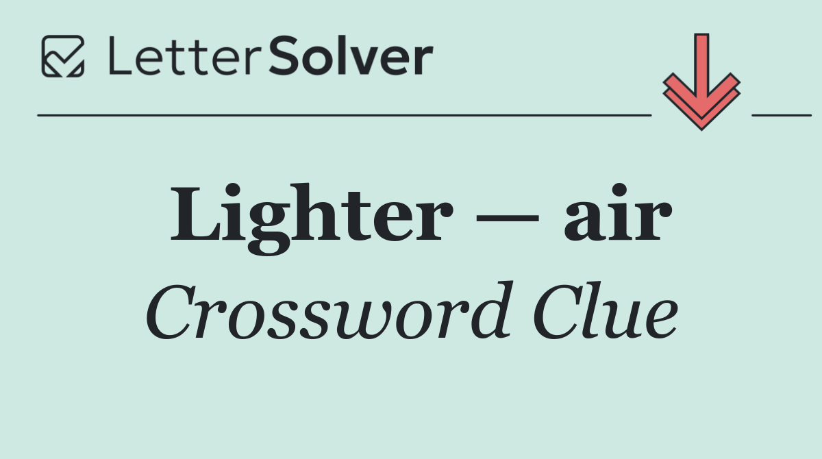 Lighter — air