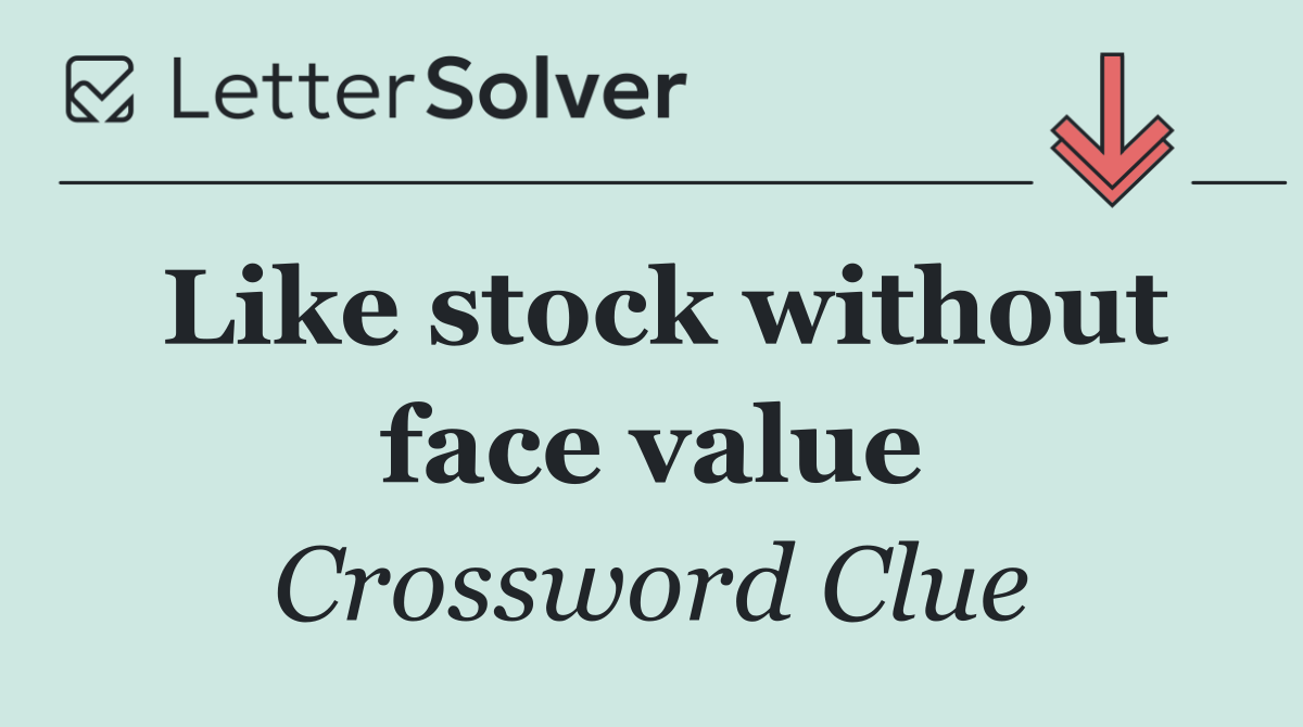 Like stock without face value
