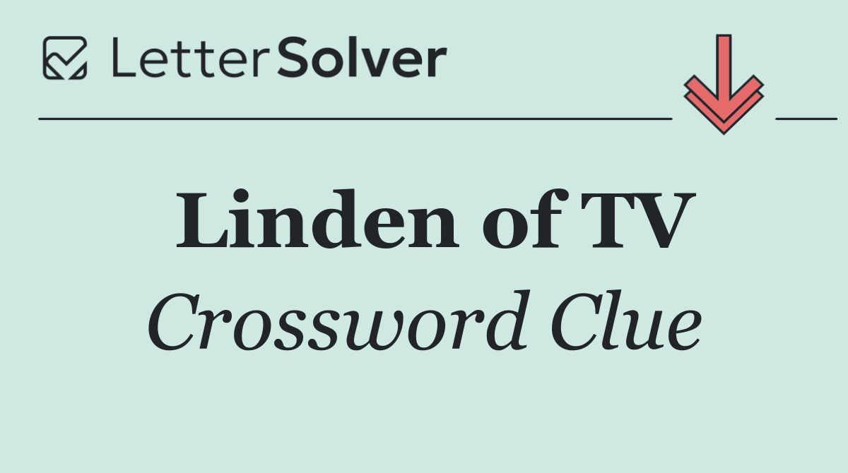 Linden of TV