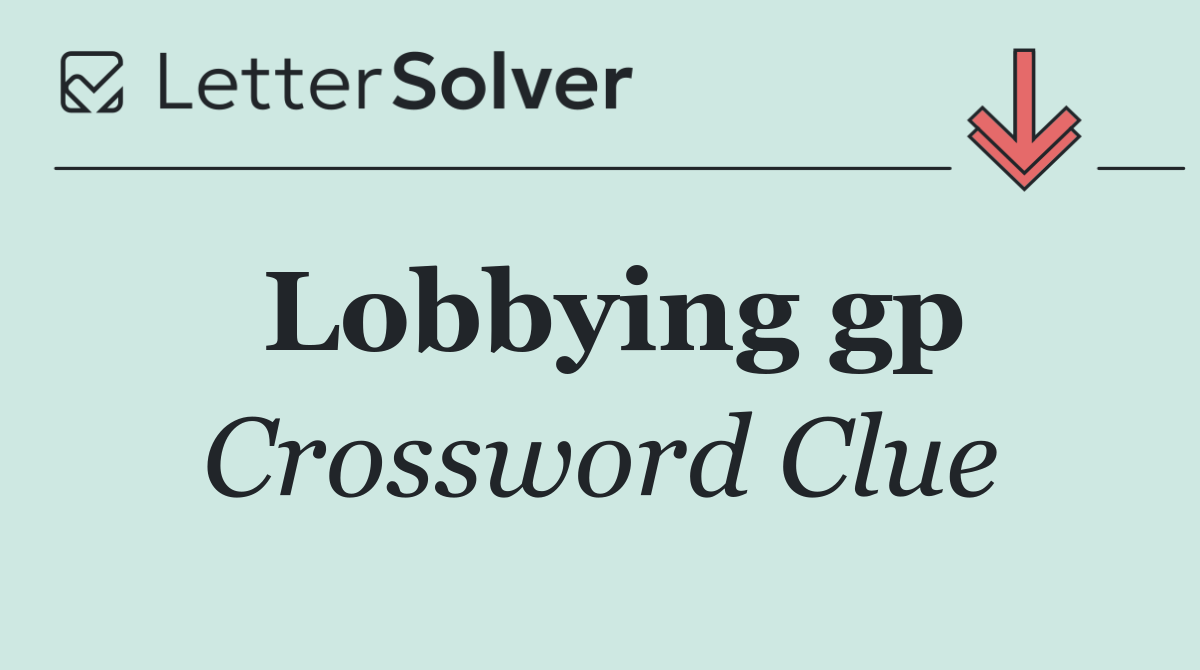 Lobbying gp
