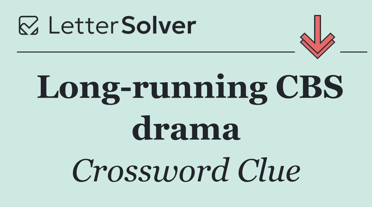 Long running CBS drama