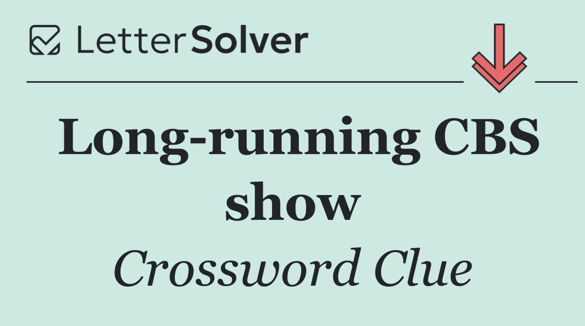 Long running CBS show