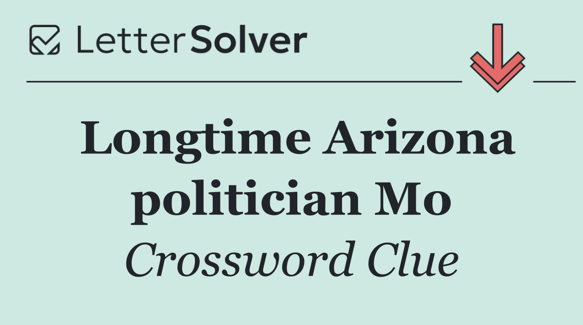 Longtime Arizona politician Mo