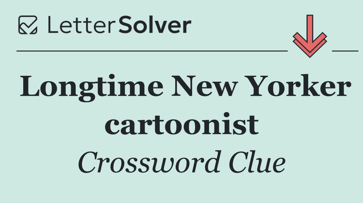 Longtime New Yorker cartoonist