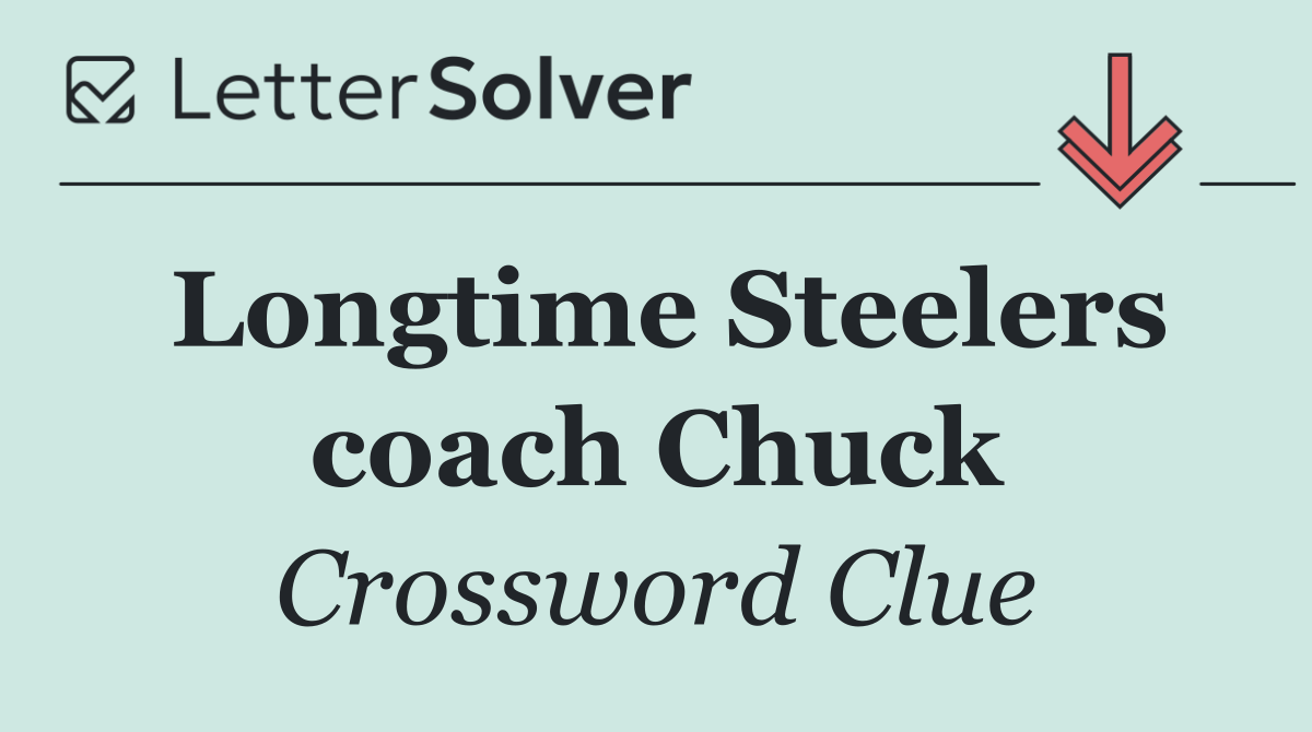 Longtime Steelers coach Chuck