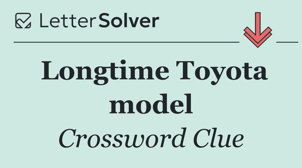 Longtime Toyota model