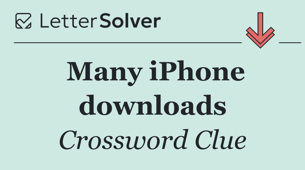 Many iPhone downloads
