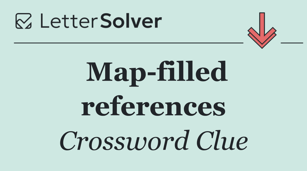 Map filled references
