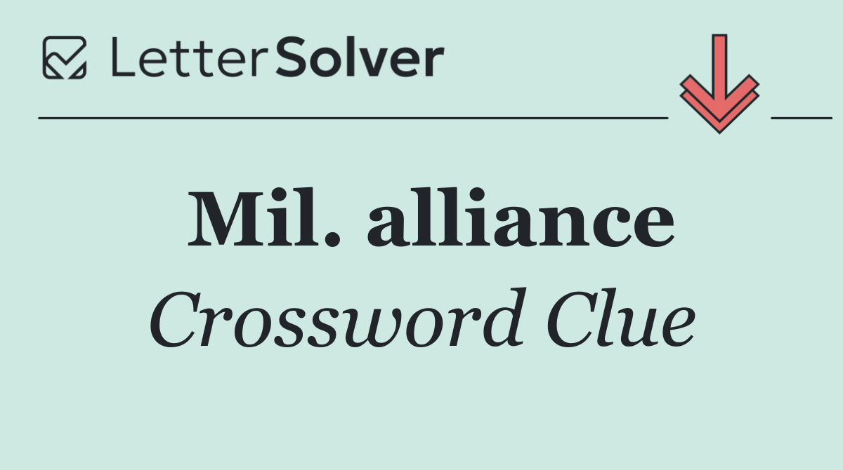 Mil. alliance