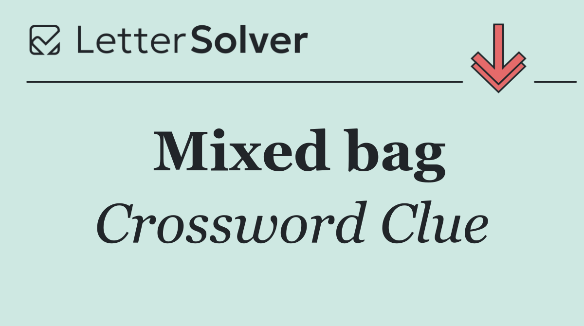 Mixed bag