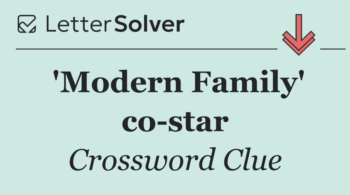 'Modern Family' co star