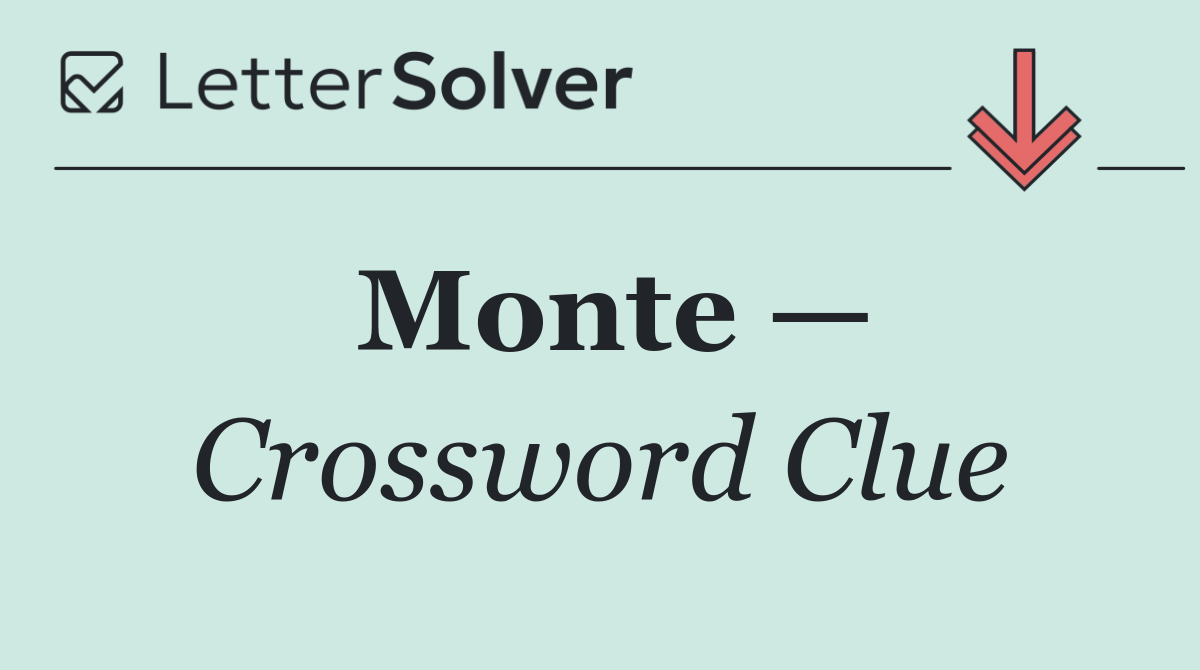 Monte —