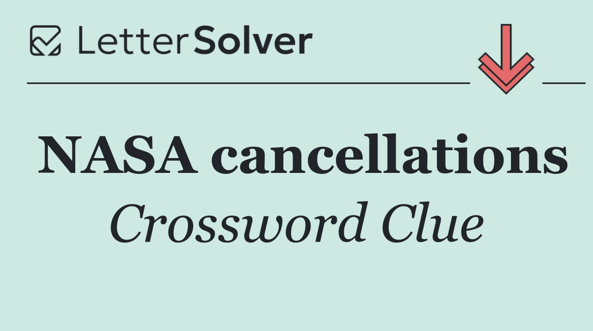 NASA cancellations