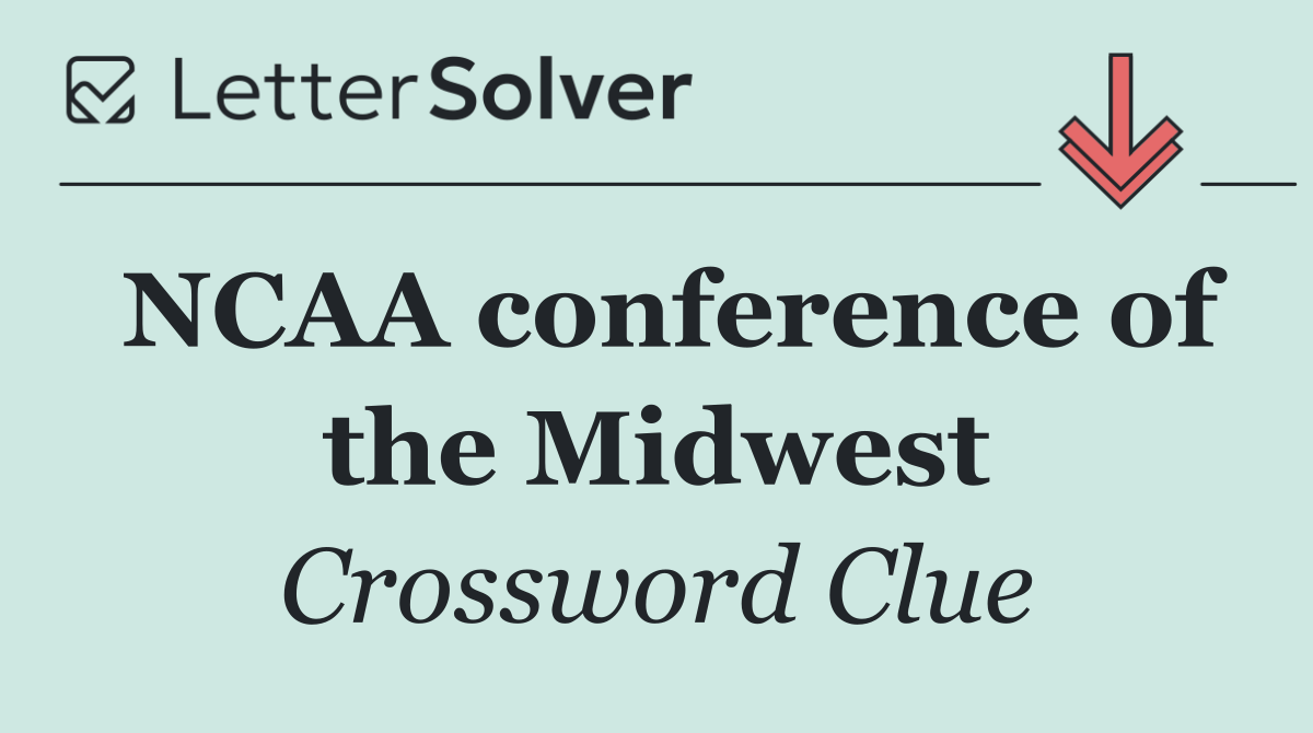 NCAA conference of the Midwest