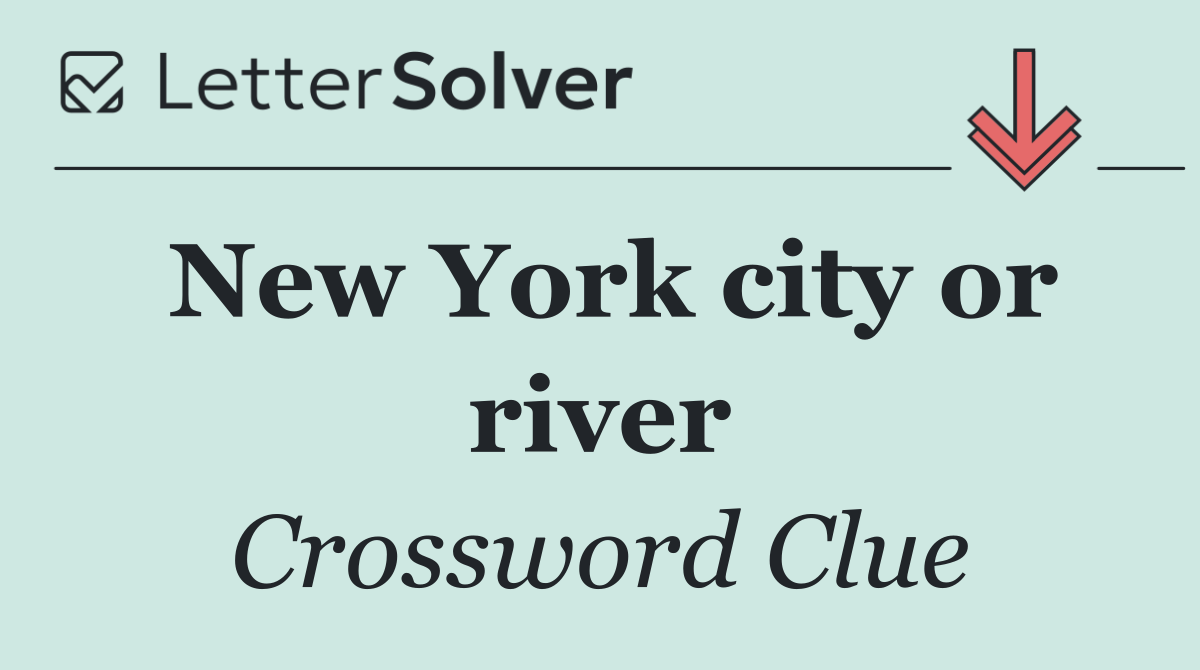 New York city or river