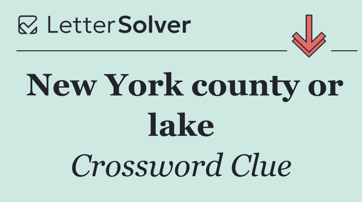 New York county or lake
