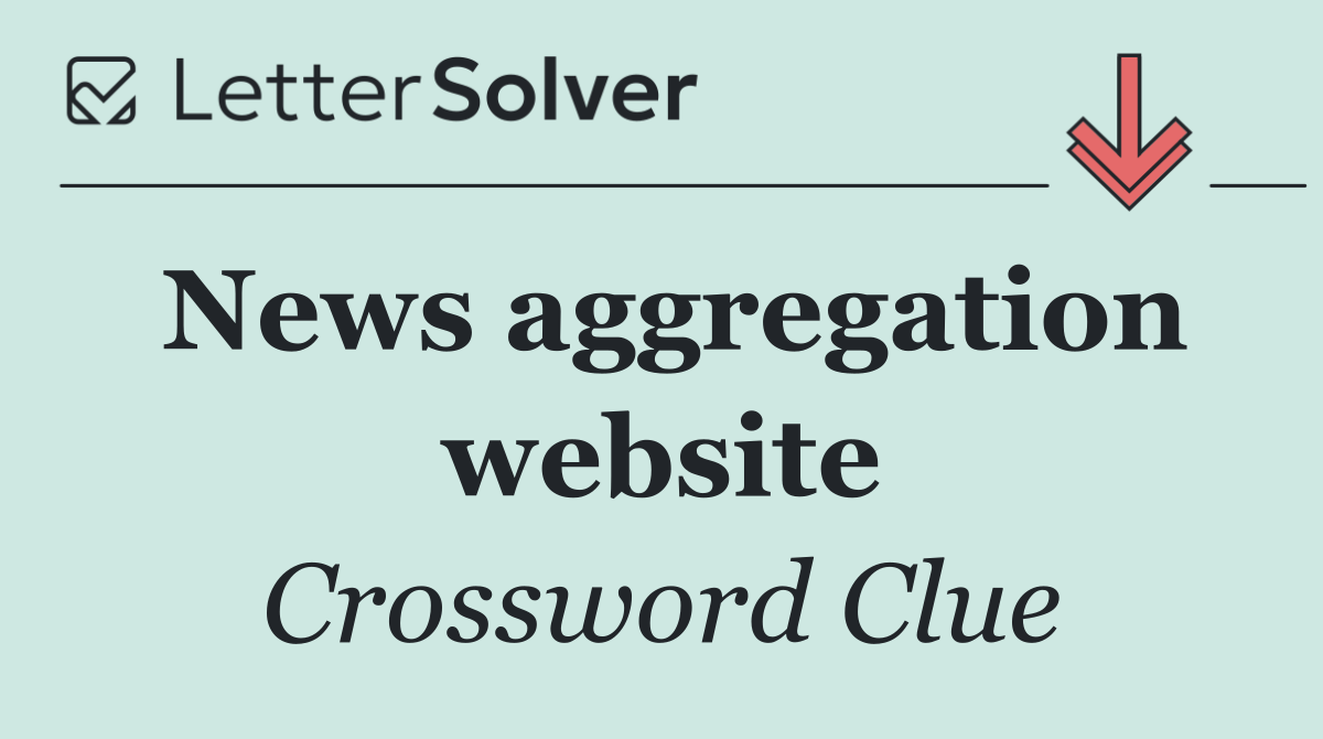 News aggregation website