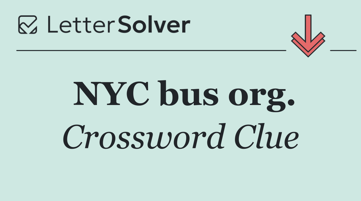NYC bus org.