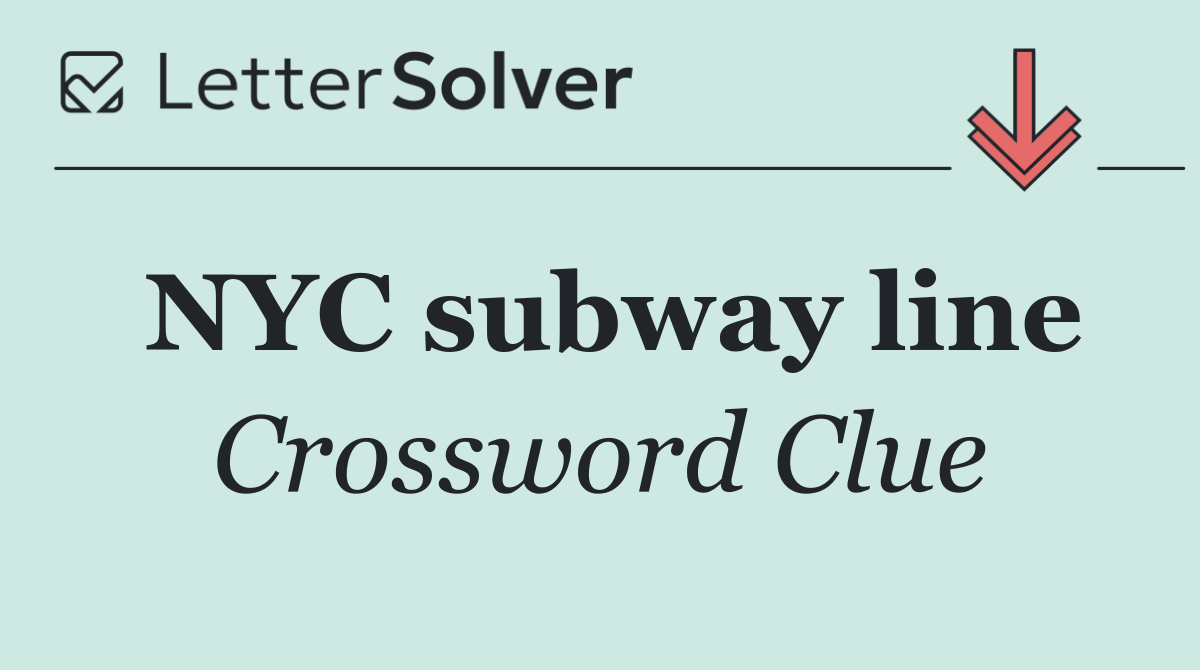 NYC subway line