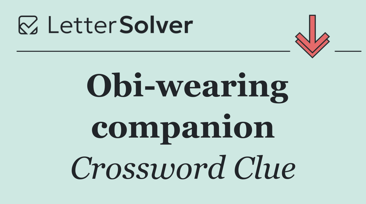 Obi wearing companion
