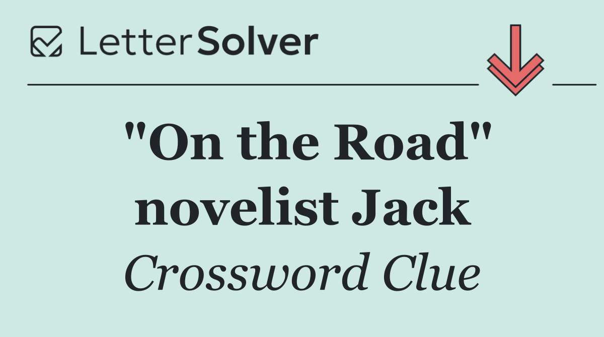 "On the Road" novelist Jack