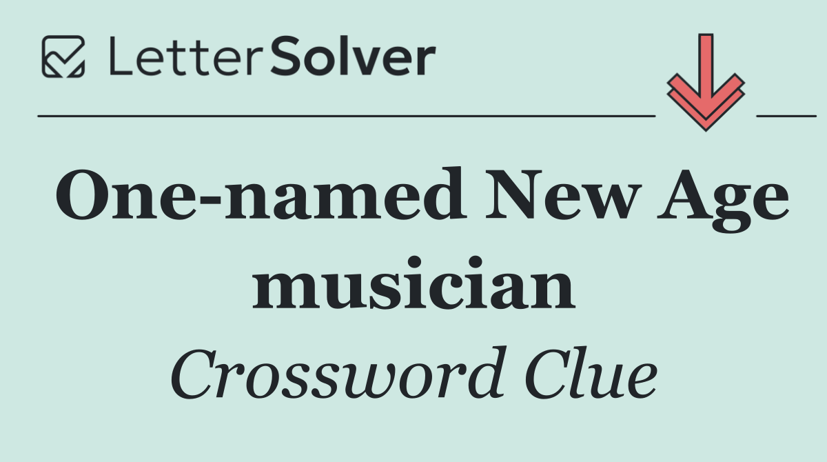 One named New Age musician