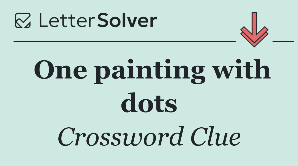 One painting with dots