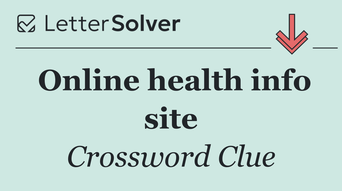 Online health info site