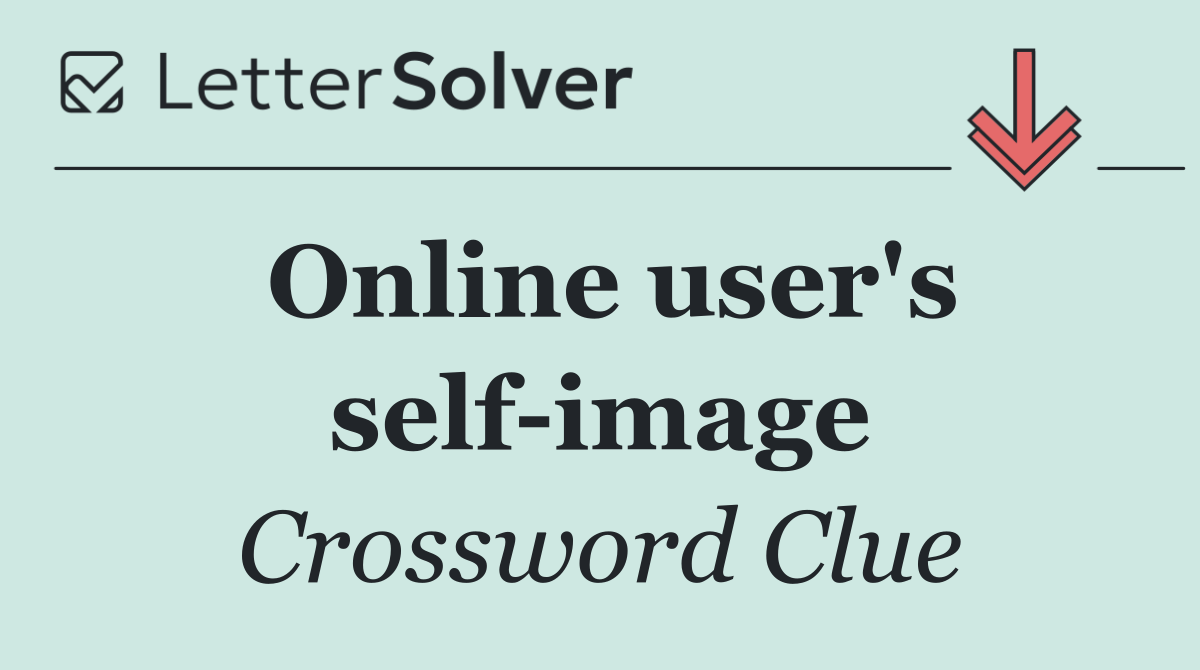 Online user's self image