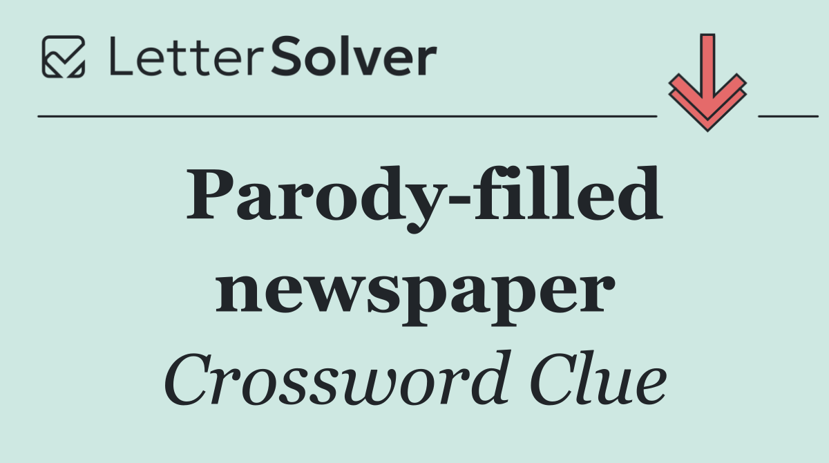 Parody filled newspaper