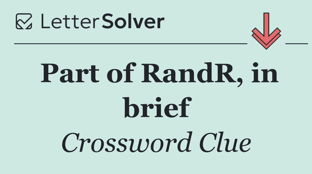 Part of RandR, in brief