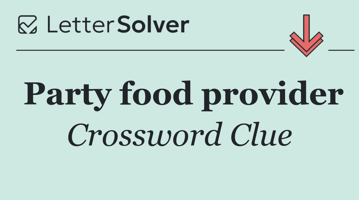 Party food provider