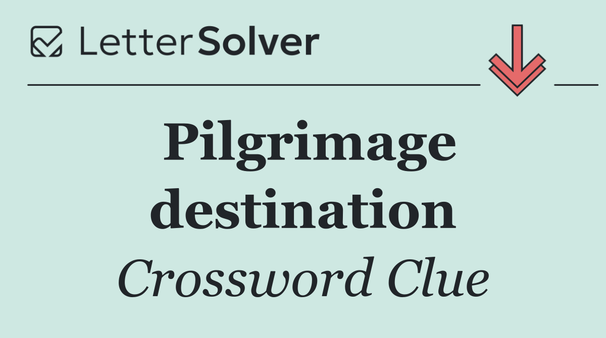 Pilgrimage destination