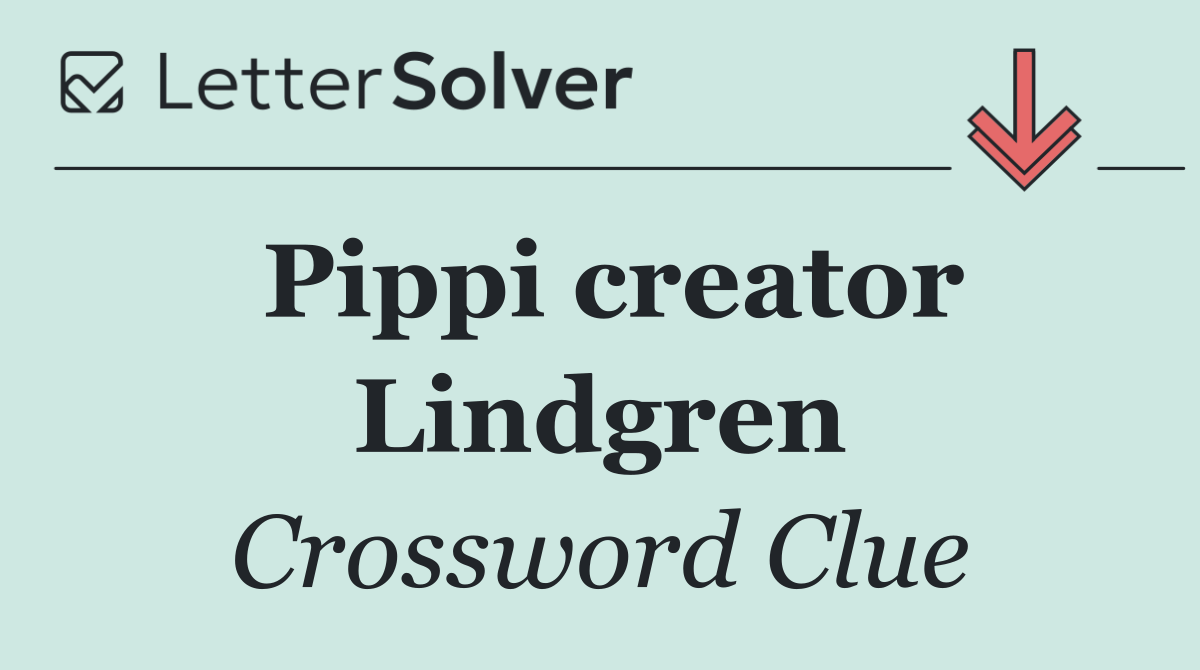 Pippi creator Lindgren