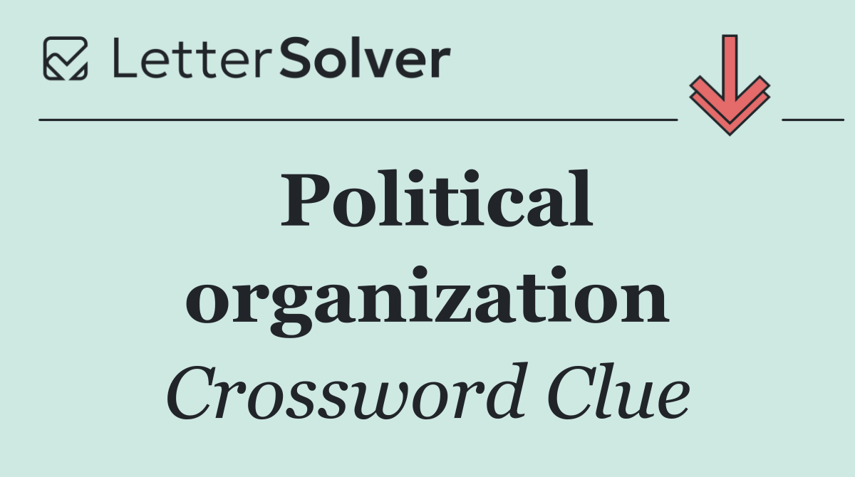 Political organization