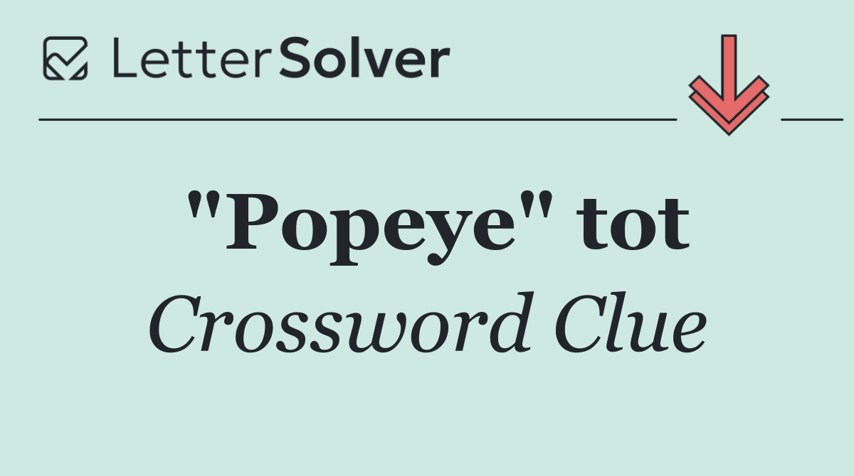 "Popeye" tot