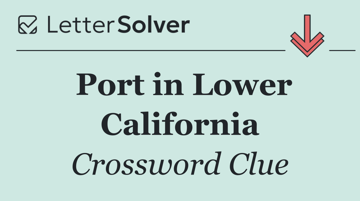 Port in Lower California