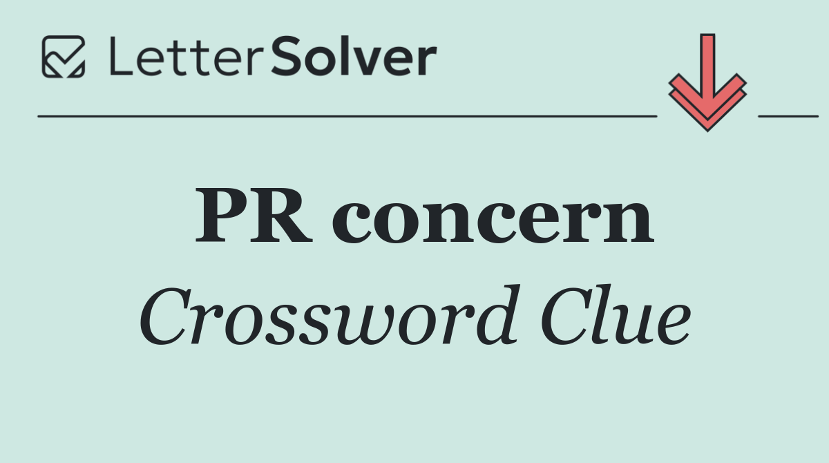 PR concern