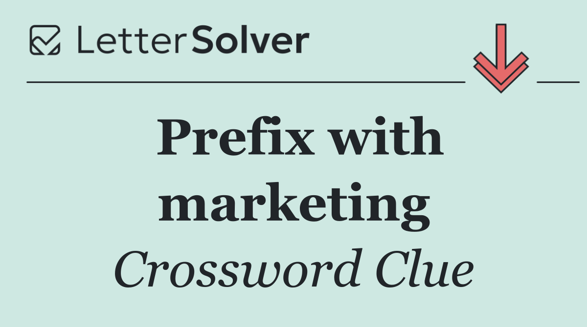 Prefix with marketing