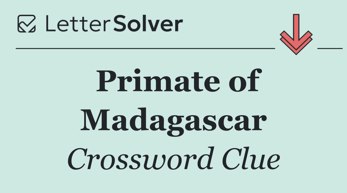 Primate of Madagascar