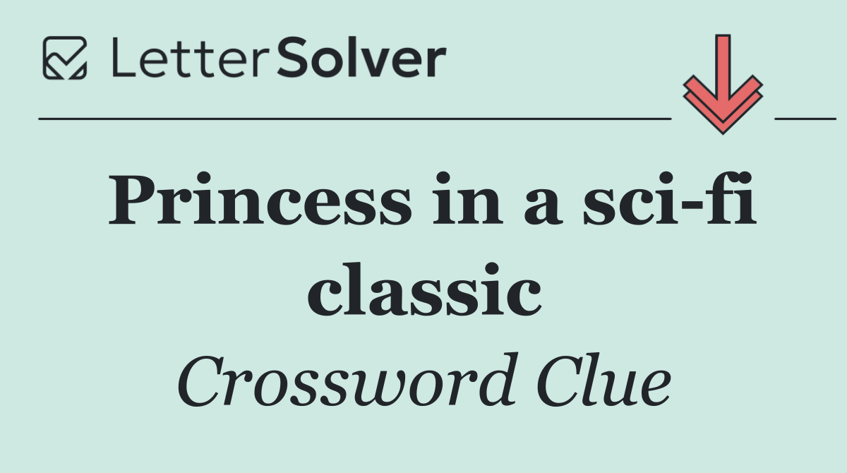 Princess in a sci fi classic