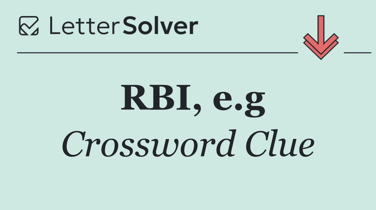 RBI, e.g